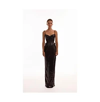Milla Women's Sensational spaghetti straps sequined corset