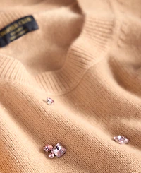Charter Club Women's 100% Cashmere Embellished Chunky Crewneck Sweaters, Macy's Exclusive