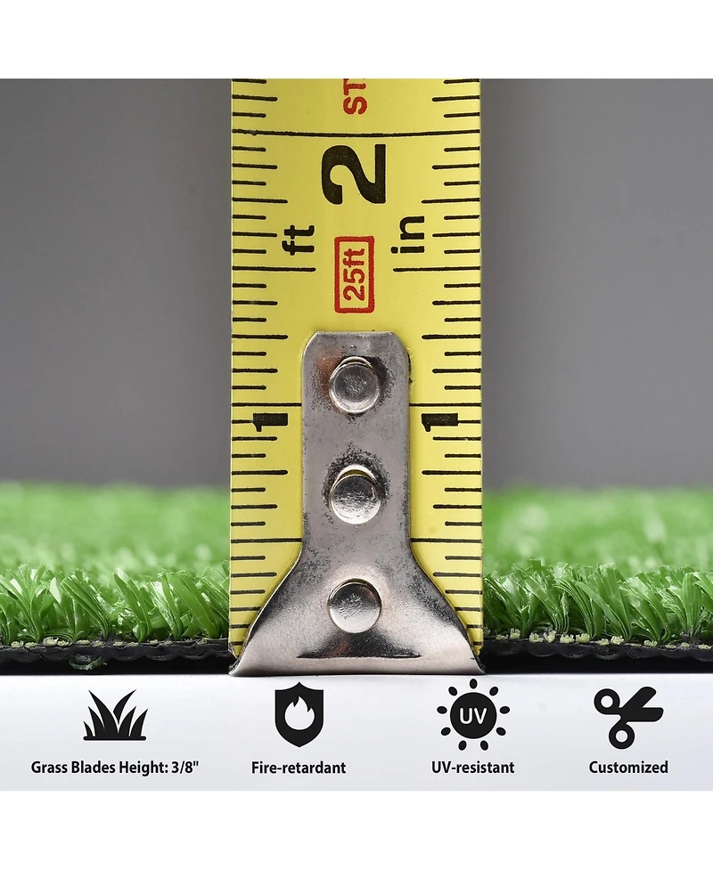 Yescom 6pcs 65x5 Ft Artificial Turf Grass Rug Gym Turf Indoor Outdoor Event Balcony Deck Patio