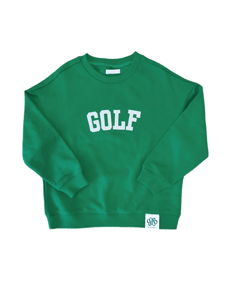 Bits & Bows Baby Unisex Golf Cotton Crewneck Sweatshirt