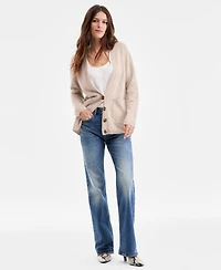 Charter Club Women's Brushed 100% Cashmere Boyfriend Cardigan, Macy's Exclusive