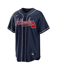 Nike Men's Austin Riley Navy Atlanta Braves Alternate Replica Jersey