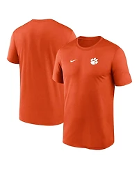 Nike Men's Orange Clemson Tigers 2025 Sideline Small Logo Legend Performance T-Shirt