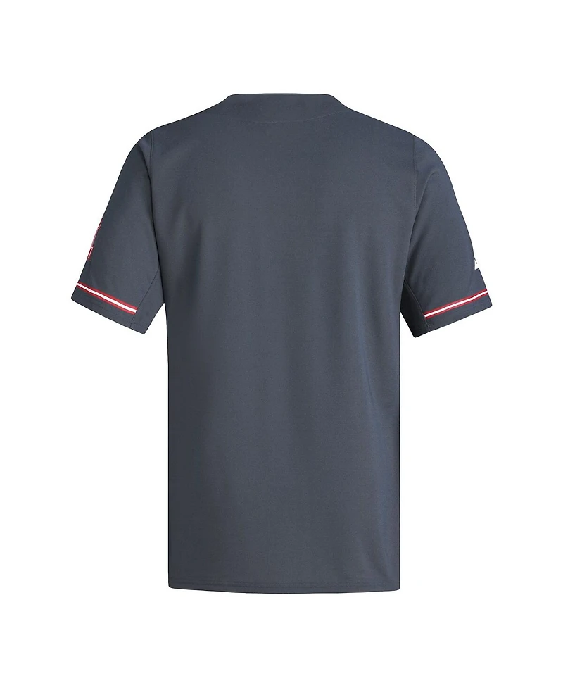Adidas Men's Gray Nebraska Huskers Replica Baseball Jersey