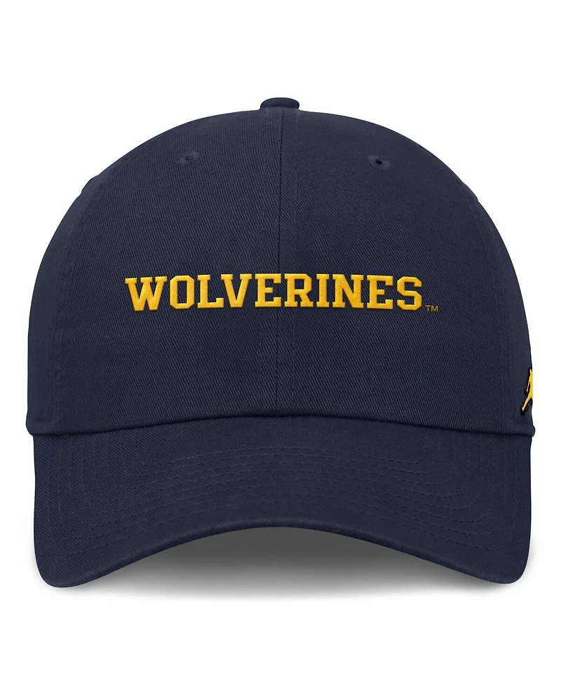 Jordan Men's Navy Michigan Wolverines Club Tri-Glide Adjustable Hat