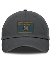 Fanatics Women's Gray Vegas Golden Knights Authentic Pro Rink Adjustable Hat