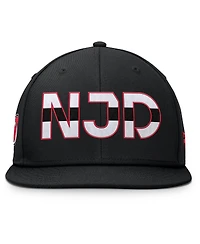 Fanatics Men's Black New Jersey Devils Authentic Pro Rink Snapback Hat