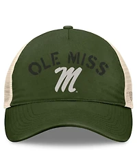 Top of the World Men's Hunter Green Ole Miss Rebels Oht Military Appreciation Glory Trucker Adjustable Hat