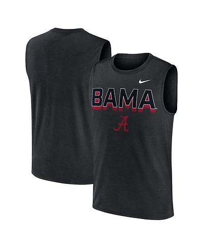 Nike Men's Black Alabama Crimson Tide Primetime Tricode Legend Performance Tank Top