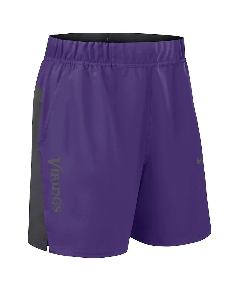 Nike Men's Purple Minnesota Vikings Woven Victory Performance Shorts