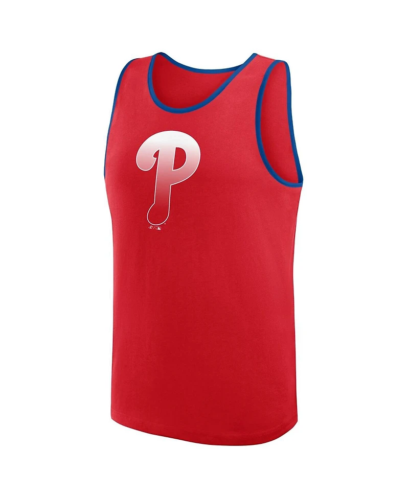 Logo Athletic Men's Red Philadelphia Phillies Unmatched Success Tank Top