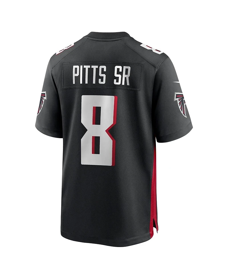 Nike Men's Kyle Pitts Sr. Black Atlanta Falcons Team Game Jersey