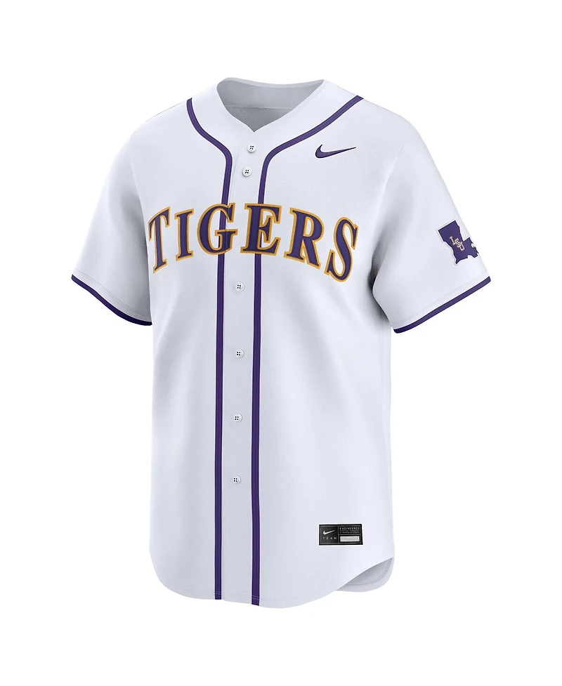 Nike Men's White Lsu Tigers Limited Home Wordmark Jersey