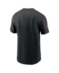 Nike Men's Black Cincinnati Bengals Sideline Performance T-Shirt