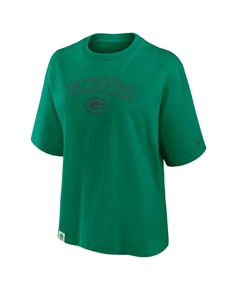 Nike Women's Green Bay Packers Glory Arch Boxy T-Shirt