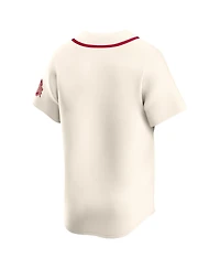 Nike Men's Cream Ohio State Buckeyes Limited Alternate Wordmark Jersey