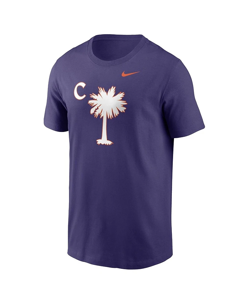 Nike Men's Purple Clemson Tigers Palmetto C T-Shirt