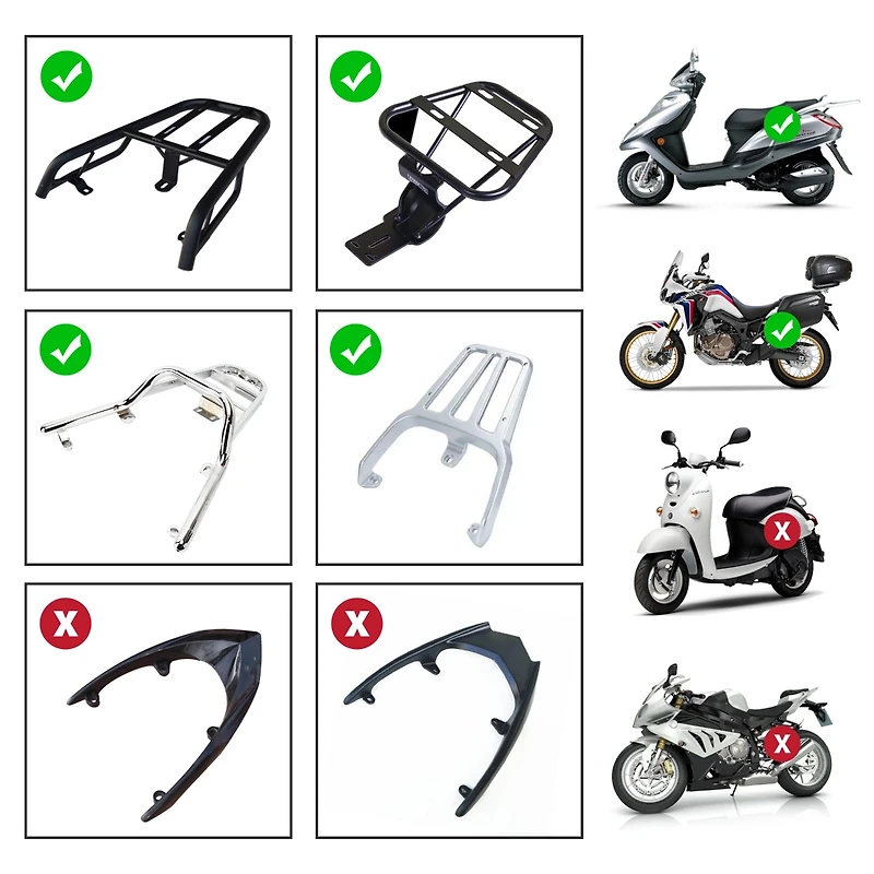 Ahr 30L Motorcycle Tour Tail Box Scooter Trunk Luggage Top Lock Storage Carrier Case