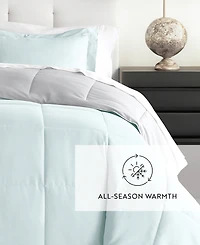 ienjoy Home All Season Lightweight Down Alternative Reversible 3-Pc. Comforter Set, King/California King