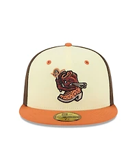 New Era Men's Brown El Paso Chihuahuas Theme Nights 59FIFTY Fitted Hat
