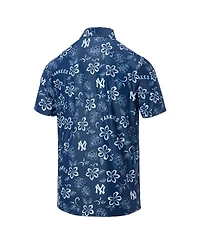 Reyn Spooner Men's Navy New York Yankees Cooperstown Collection Performance Polo Shirt