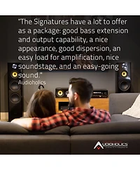 Fluance Signature HiFi 3-Way Floorstanding Tower Speakers with Dual 8" Woofers for 2-Channel Stereo Listening or Home Theater System