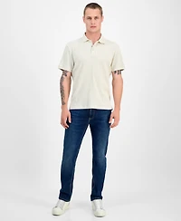 Sun + Stone Men's Rocco Textured Polo Shirt, Exclusively at Macy's