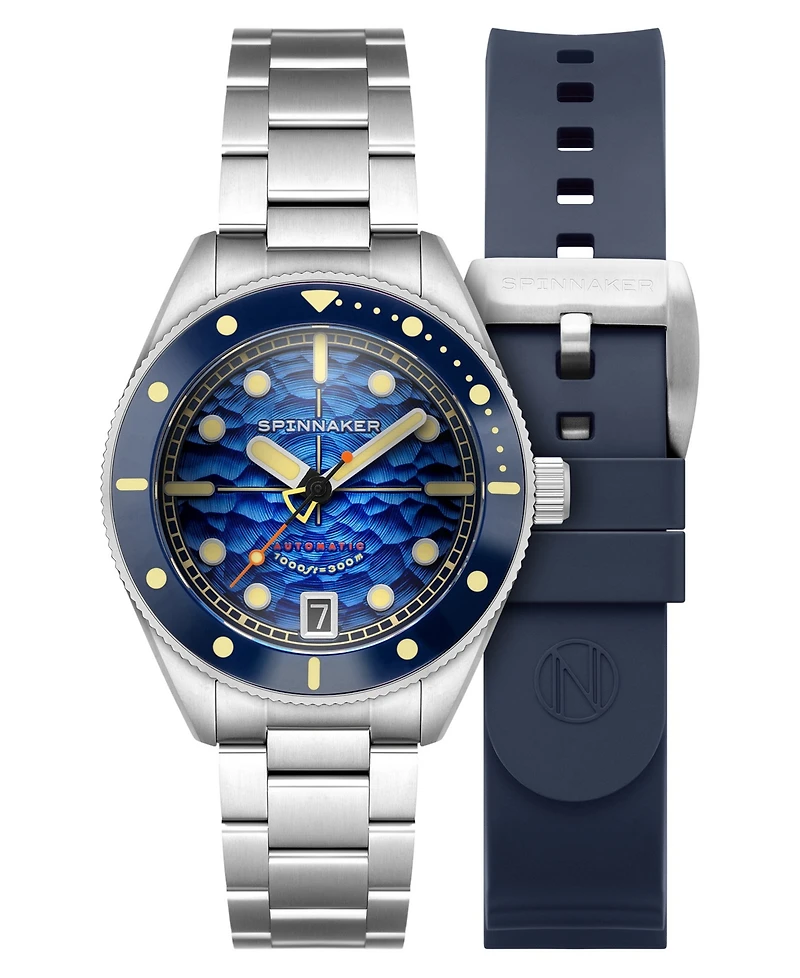 Spinnaker Men's Challenger Automatic Solid Stainless Steel Bracelet Watch