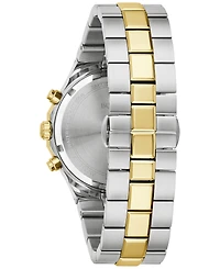 Bulova Men's Prestige Chronograph Two-Tone Stainless Steel Bracelet Watch 40mm