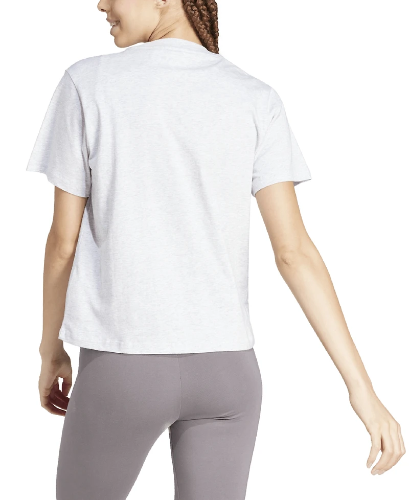 adidas Women's Essentials Cotton Small-Logo T-Shirt