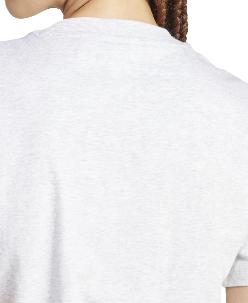 adidas Women's Essentials Cotton Small-Logo T-Shirt