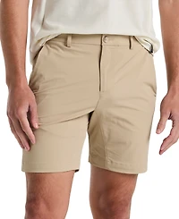 Perry Ellis Men's Solid Stretch 8" Tech Shorts