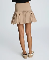 Kenneth Cole Women's Bubble-Hem Side-Zip Mini Skirt