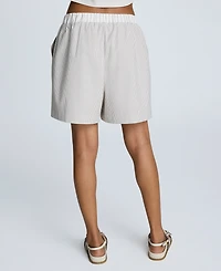 Kenneth Cole Women's Elastic-Waist Pull-On Boxer Shorts