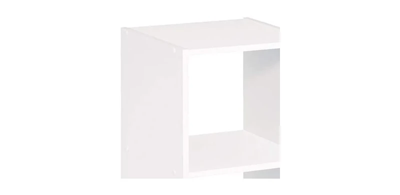 ClosetMaid 4583 Decorative Bookcase Open Back 8-Cube Storage Organizer, White