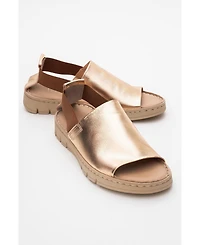 Londoi Elastic Strap Leather Sandal (Women)