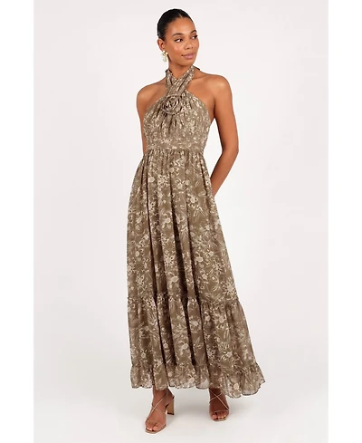 Petal and Pup Women's Lennon Halterneck Maxi Dress
