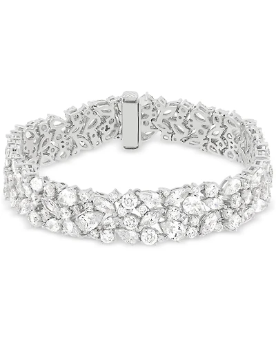 Arabella Cubic Zirconia Bangle (40-1/4 ct. t.w.) in Sterling Silver