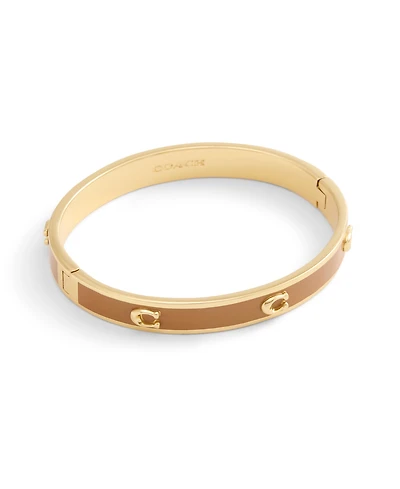 Coach Signature C Enamel Bangle Bracelet