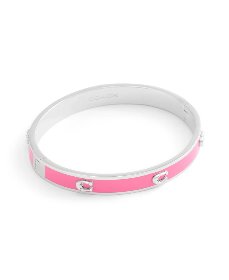 Coach Signature C Enamel Bangle Bracelet