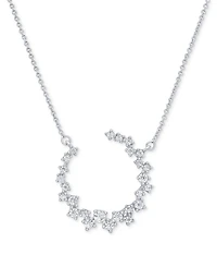 Diamond Scattered Necklace (3/8 ct. t.w.) in 10k White Gold