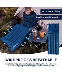 Naturehike Ultralight Backpacking Down Sleeping Bag for Adults, 650 Fill Power Sleeping Bag 20oz for 42-52 , Compact Lightweight Sleeping Bags for Hik