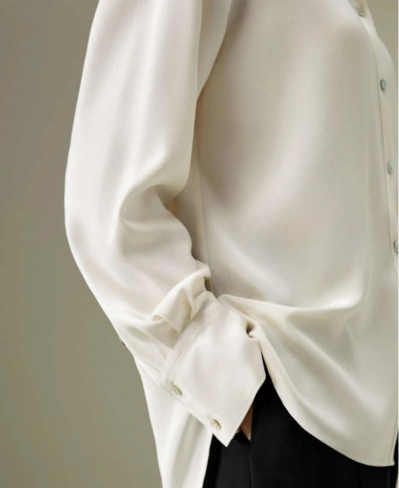 Lilysilk Women's The One Relaxed Fit Silk Shirt