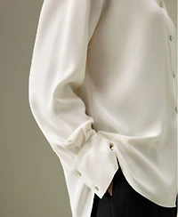 Lilysilk Women's The One Relaxed Fit Silk Shirt