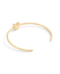 Coach Faux Stone Butterfly Thin Cuff Bracelet