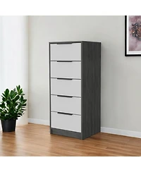 Five Drawer Standard Chest for Bedroom Storage and Organization