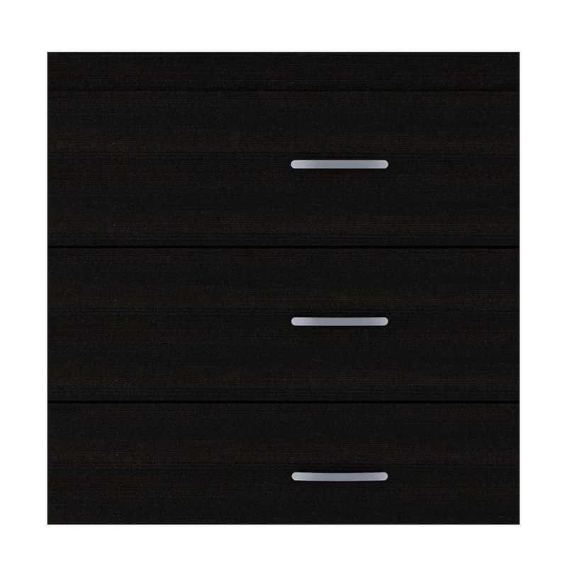 Wooden Three Drawer Dresser for Bedroom and Closet Storage