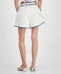 En Saison Women's Donatella Belted Shorts