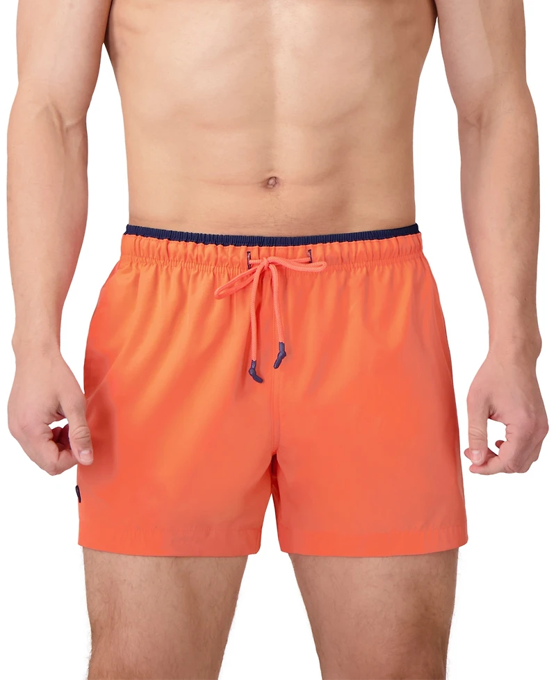 Sunset x Vine Men's Solid Woven Swim Trunks