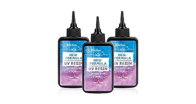 JDiction Uv Resin 300g, Crystal Clear Uv Resin Solar Cure Sunlight Activated Hard Resin Kit for Jewelry Making, Casting and Coating, Diy Crafts